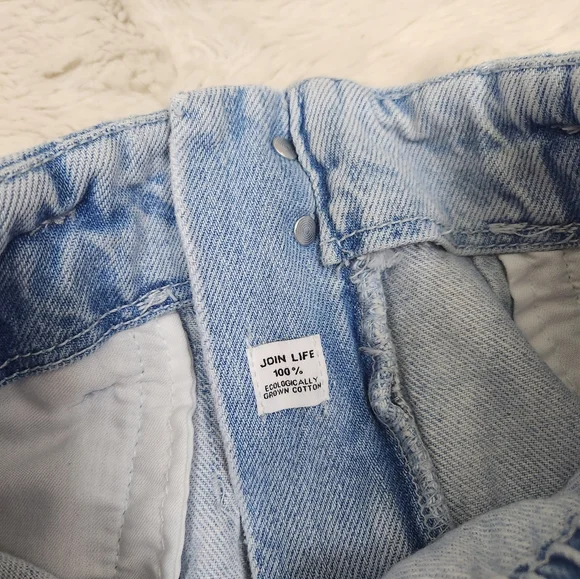 Zara Paper bag jean shorts - Picture 8 of 8